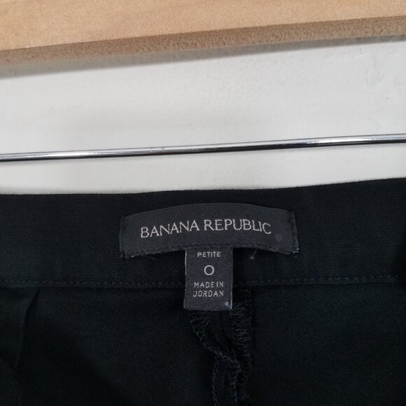 Banana Republic Devon Stretch Dress Pants Black Size 0 PETITE - Picture 4 of 6